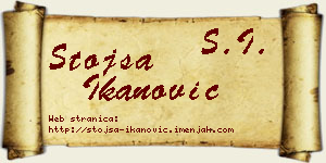 Stojša Ikanović vizit kartica